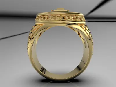 coffin ring 3D print model