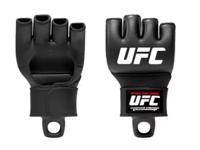 UFC Gloves With Logo Keychain 3D print model