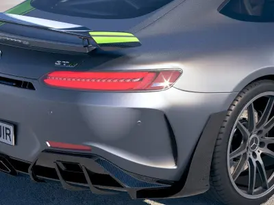 Mercedes AMG GT-R PRO 2020 VRAY 3D model