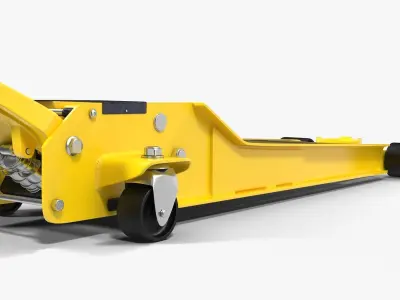 Jack Yellow Floor Low-poly 3D model