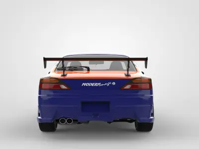 Nissan Silvia S15 Tokyo Drift 3D model