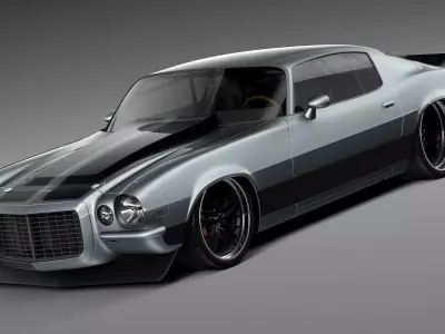 Chevrolet Camaro Pro Touring 1970  3D model