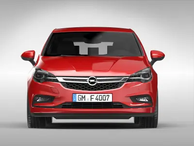 Opel Astra 2016 3D model