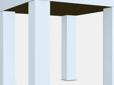 LACK side table Low-poly 3D model