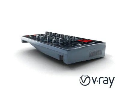 Dynamic Music Hub Audio Interface model pack Low-poly 3D model