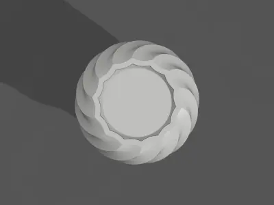 Potted Plant Decorative 3D Model 3D print model