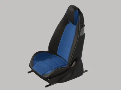 Sports Car Seat Seat Car Drivers Seat 3D model