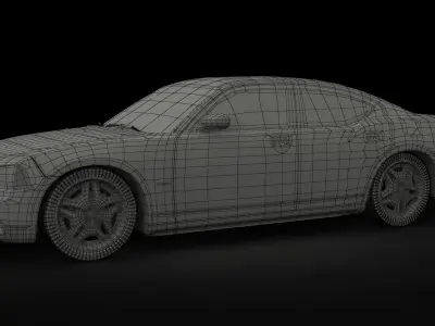 Fantasy car 3D model