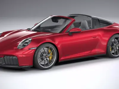 Porsche 911 Targa 4 GTS 2025 3D model