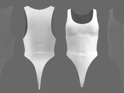 Fame Outfit vol 01 80s Collection 3D model