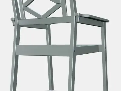 BONDHOLMEN armchairoutside Low-poly 3D model