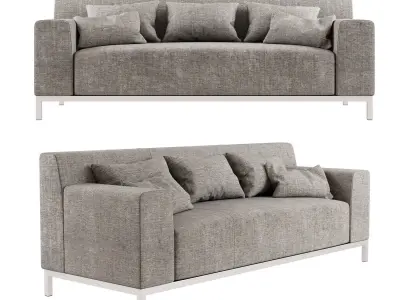 Bianco Lounge Sofa  3D model