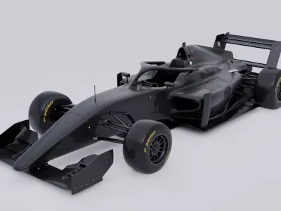 Tatuus t-318 formula regional 3D model