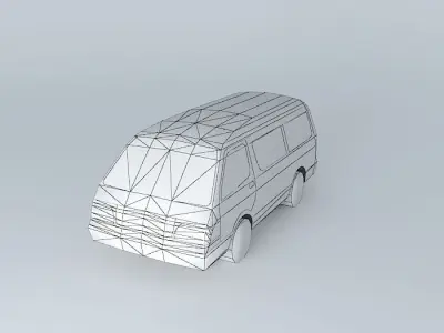 Toyota Hiace at Tokyo Free 3D model