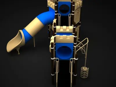 Outdoor Castle 3D model