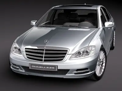 Mercedes S-class 3D model