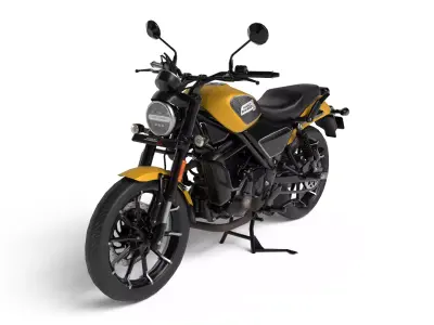 Harley Davidson X440 - Vivid Mustard - Game Ready 3D Model Low-poly 3D model