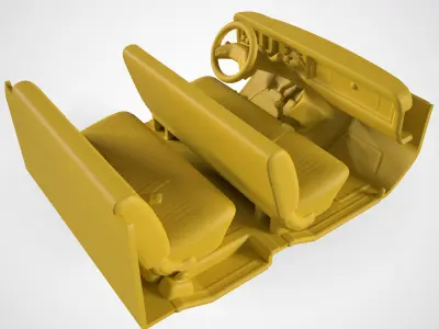 F250 CAR INTERIOR 3D print model