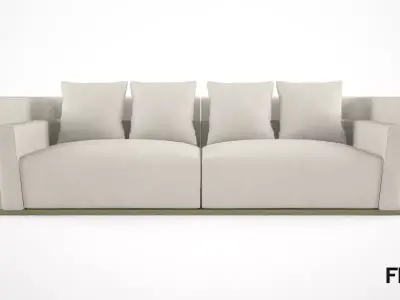 Fendi Casa Borromini sofa 3D model