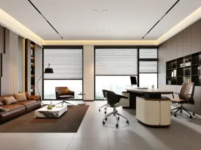 Modern Office Space 3D model