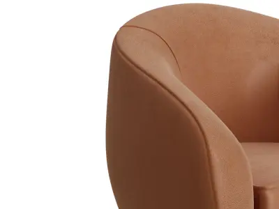 Annabelle Velvet Armchair 3D model