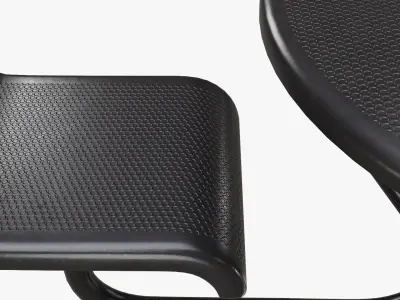 Umbrella Table with Chairs 3D model