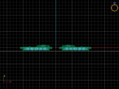 Kid Earrings 4 3dm stl file 3D print model