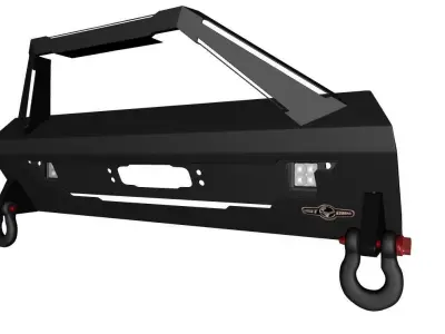 Front Bumper Fangs for Toyota 4Runner TRDpro 3D model