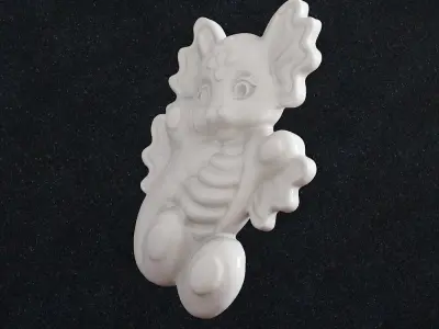 Dragon pendant 3D print model get