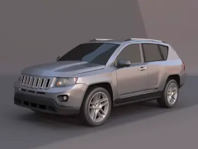 Jeep Compass 2012 SUV vehicle 3D model