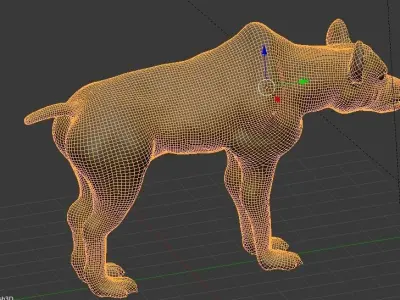 hyena 3D model