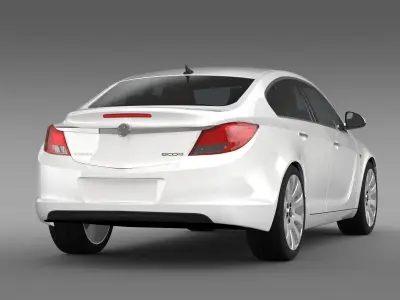 Vauxhall Insignia ecoFlex 2008-13 3D model