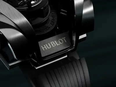 HUBLOT-MP-13 Tourbillon Bi-Axis Retrograde 3D model