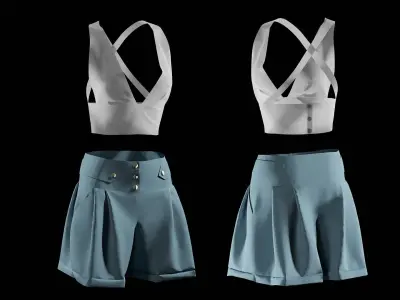 Women Clothes 3D model