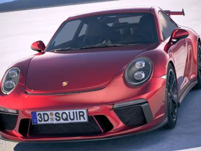  Porsche 911 GT3 2018 3D model