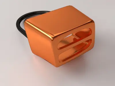 Belay Device v3 3D model