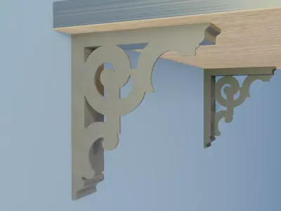 Shelf Bracket 5 3D print model