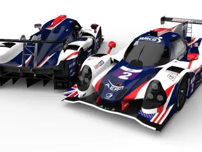Ligier JSP3  - LMP3   Low-poly 3D model