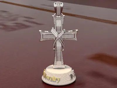 Pendant 3D print model 4