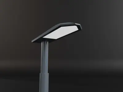 Street Lamp Free low-poly 3D model get
