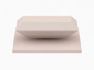 BAGUETTE Cut Diamond 3D model