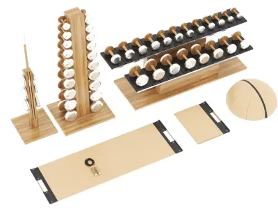 Luxury Fitness Equipment 3D model