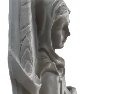 holy mary inscription 3D model