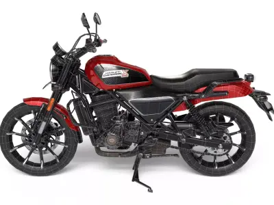 Harley Davidson X440 -  Vivid Metallic Thick Red - 3D Model Low-poly 3D model