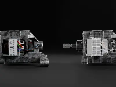 Realistic Engine Model - High-Quality 3D Asset 3D model