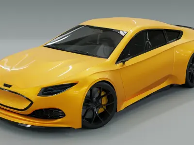 Generic Electric Sports Car Pack 3D model