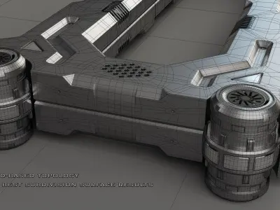 Sci-Fi Industrial Object 01 3D model