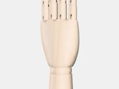 HANDSKALAD Decoration hand Low-poly 3D model