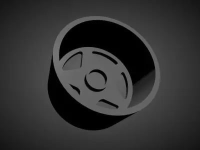 Spoon SW388 scalable and Printable rim 3D print model