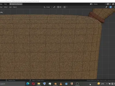 Sack Rigged Free low-poly 3D model